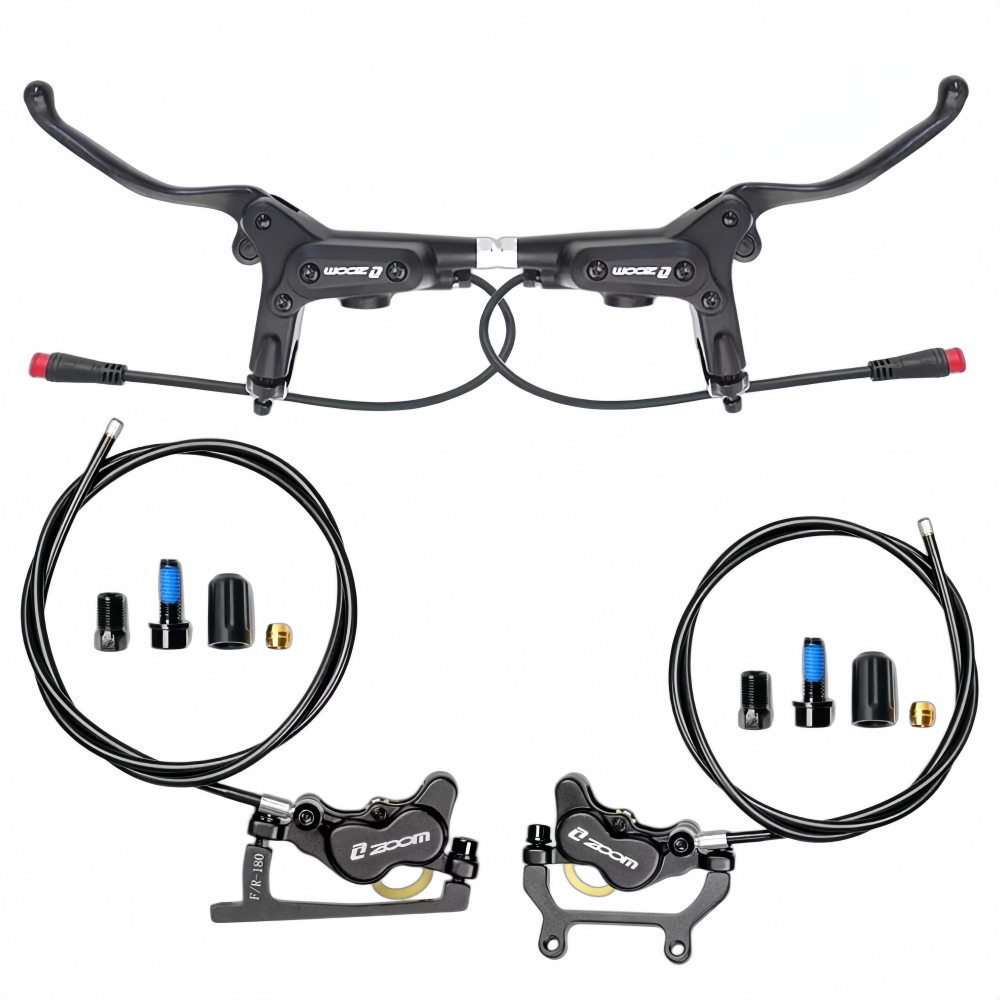 Zoom Hydraulic Brake 4 Piston E-Scooter - Conjunto de Freio a Disco Hidráulico
