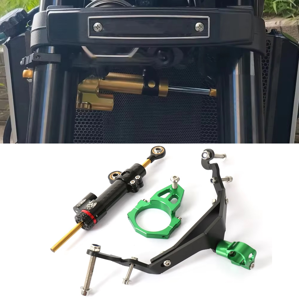 Para kawasaki z900rs z900rs z  - Steering Damper Stabilizer Kit Cnc avaliação e preço