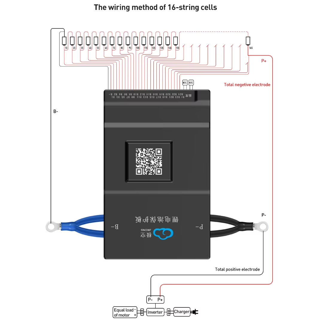JK BMS Balanceamento Ativo 150 - Smart Bms 20S 72V 150A Bluetooth avaliação e preço