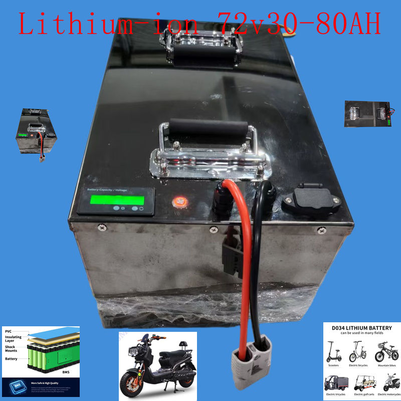 Bateria de Lítio (Li-ion) 72V  - 72V 30Ah Lifepo4 Battery Pack avaliação e preço