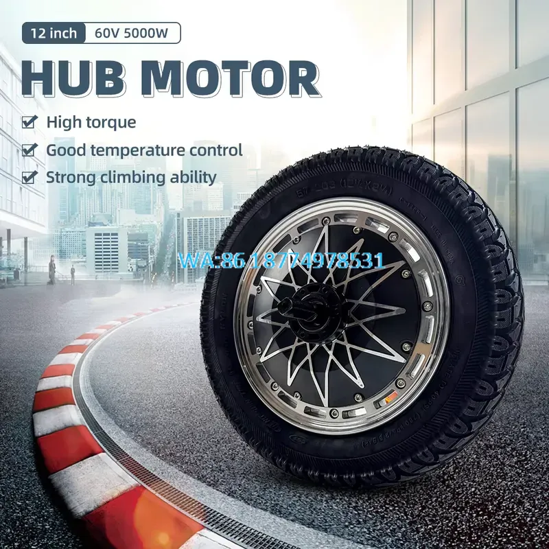 Motor de Cubo para Bicicleta W - 60V 5000W Brushless Hub Motor avaliação e preço