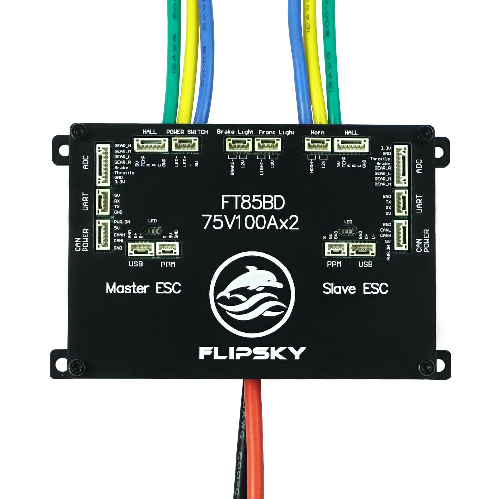Flipsky FT85BD100A Dual ESC 85 - 72V 45A Dual Controller avaliação e preço
