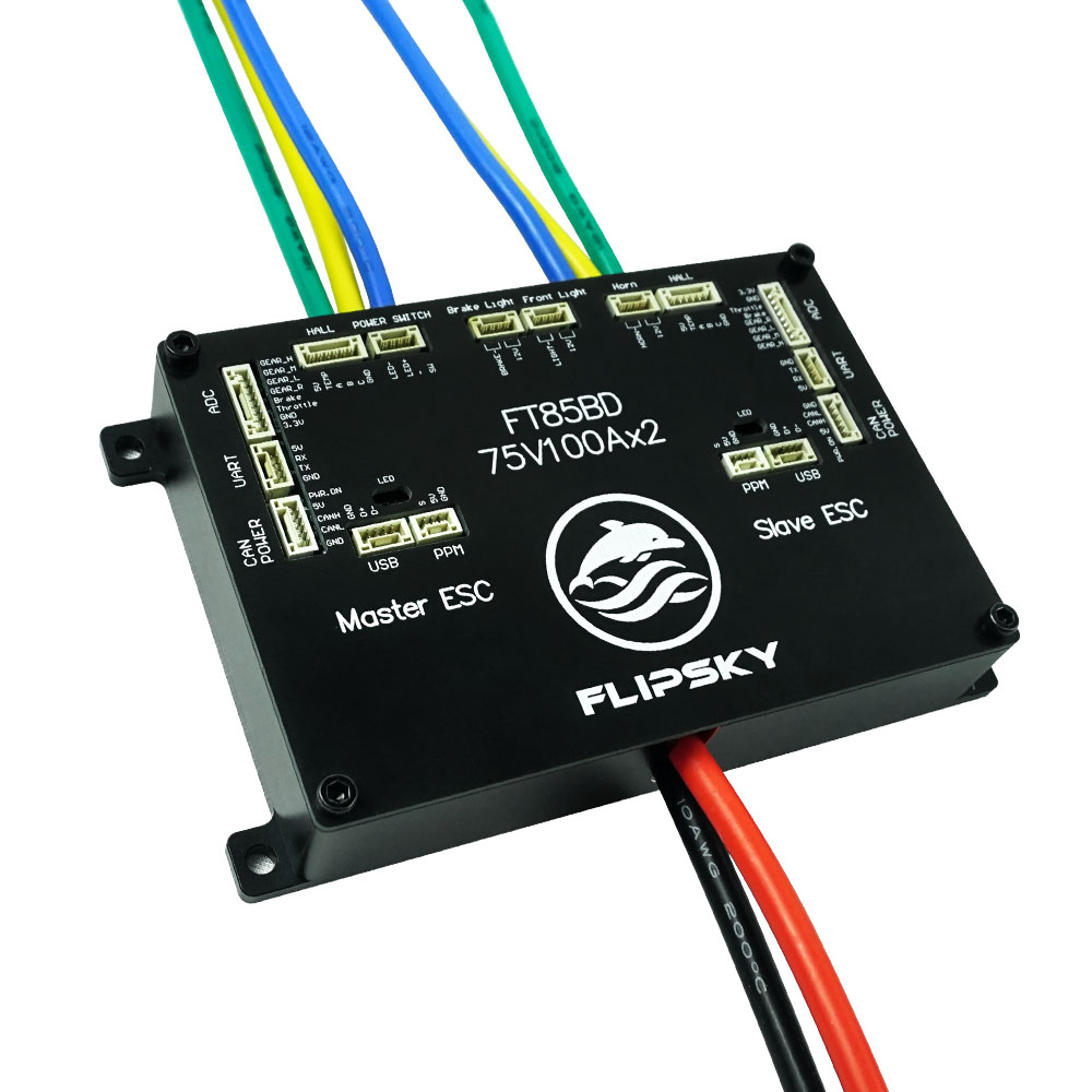 Flipsky FT85BD100A Dual ESC 85 - 72V 45A Dual Controller avaliação e preço