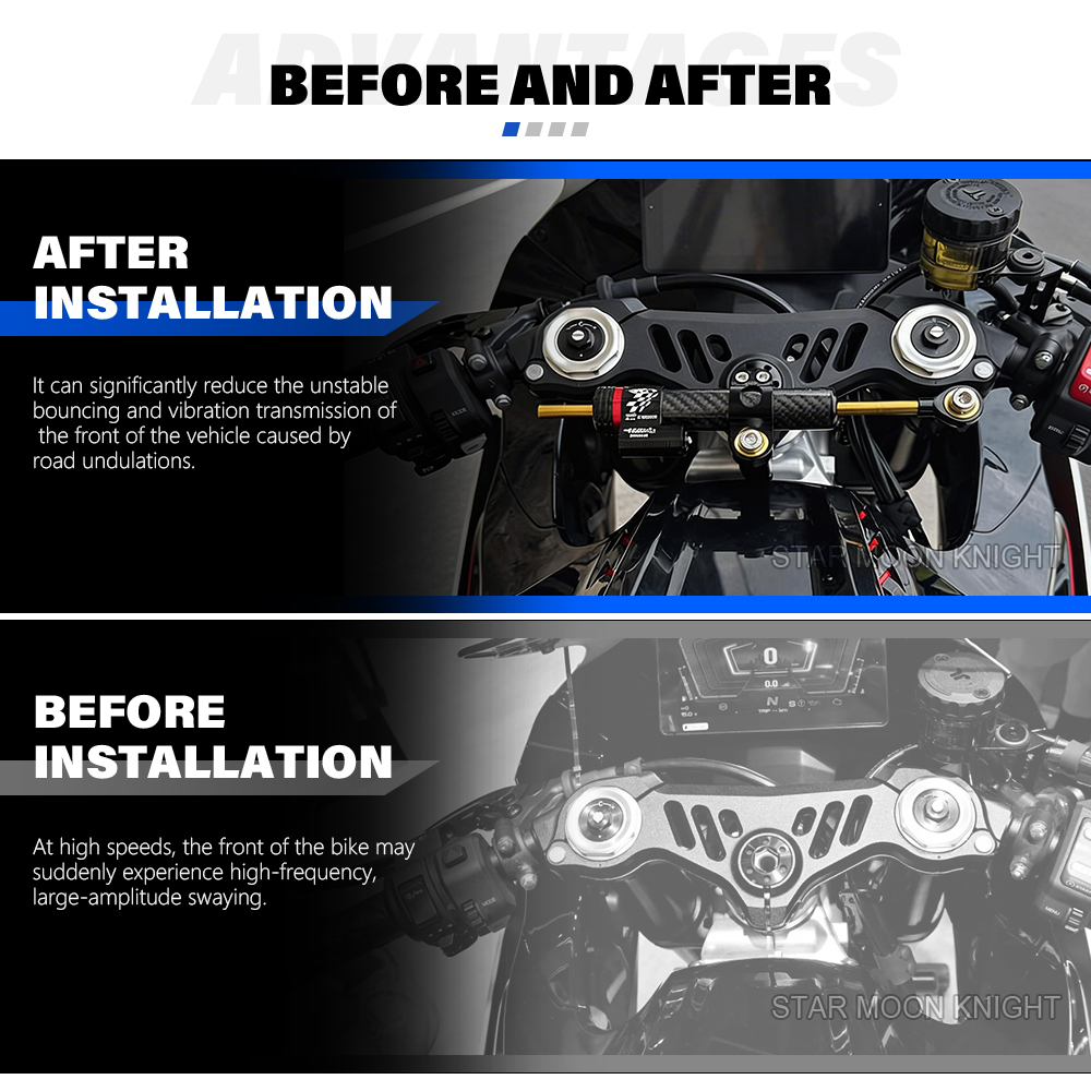 Suporte de amortecedor de dire - Steering Damper Stabilizer Kit Cnc avaliação e preço